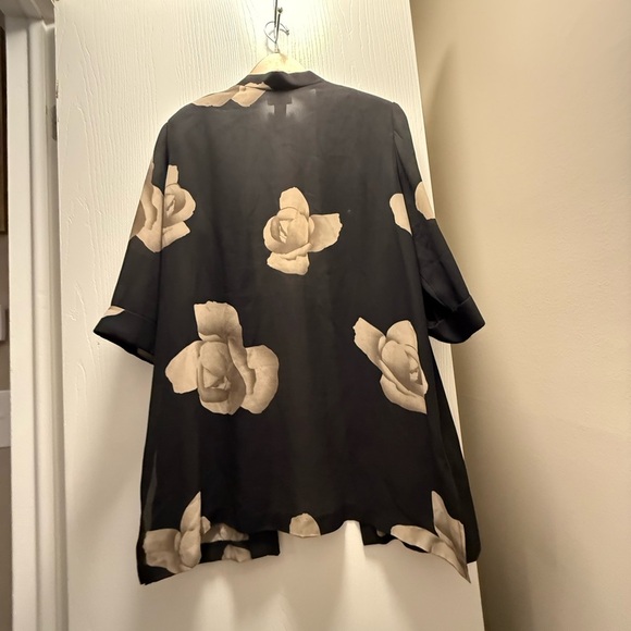 Perceptions Black Open-Front Jacket - Picture 6 of 6